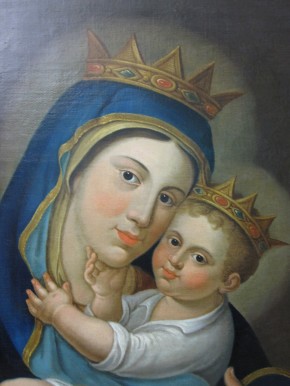 Restauro conservativo dipinto olio su tela “Madonna del Carmine” Manfredonia -Foggia-