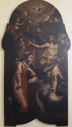 Restauro conservativo dipinto olio su tela “L’ Annunciazione”