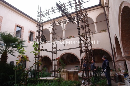 Riassemblaggio e restauro conservativo del Pozzo del Convento di Stignano -FG-