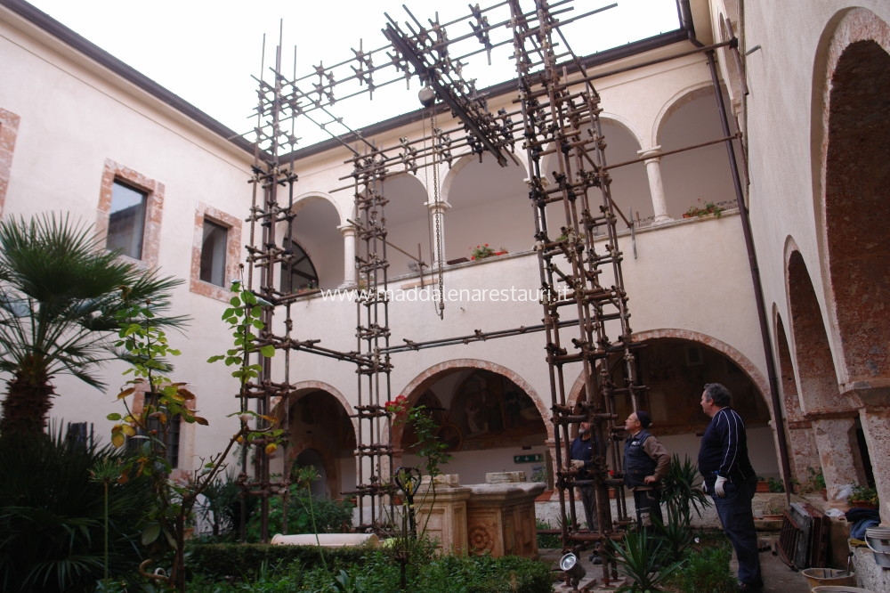 Restauro conservativo del pozzo lapideo