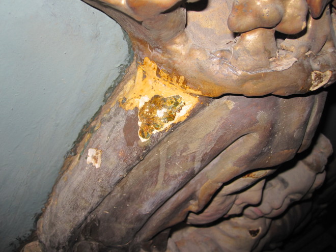Restauro conservativo macchina lignea