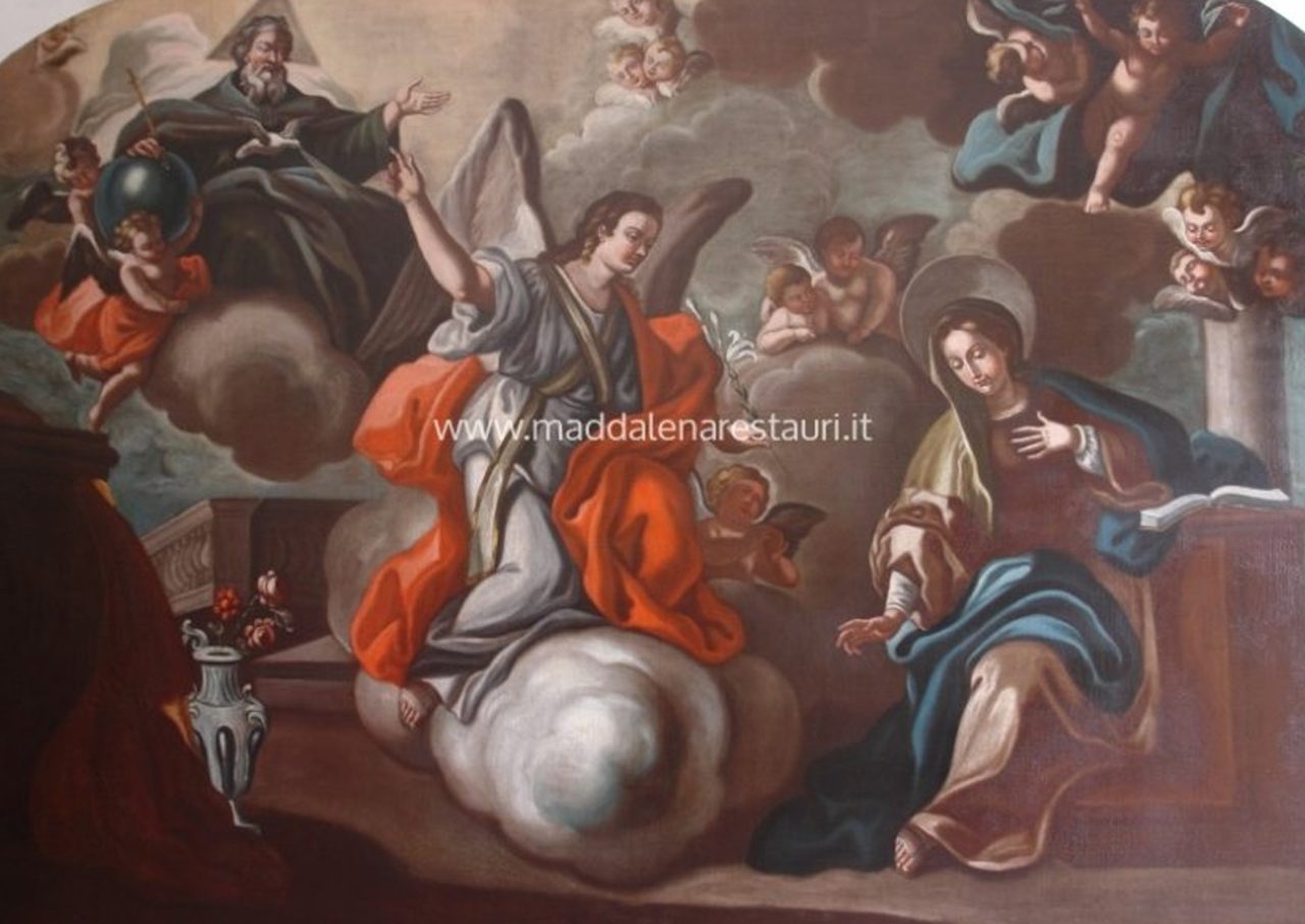 Restauro conservativo del dipinto olio su tela