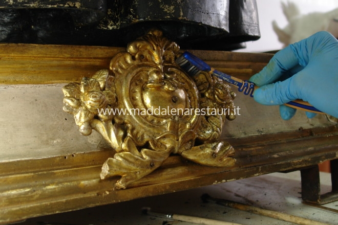 Restauro conservativo della scultura in Cartapesta