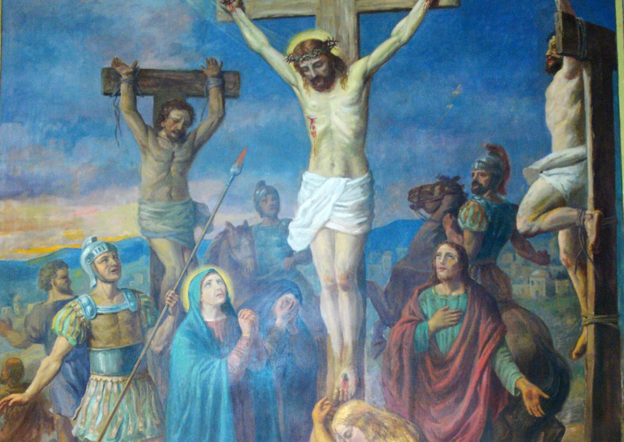 Restauro conservativo del dipinto murale “La Crocifissione”