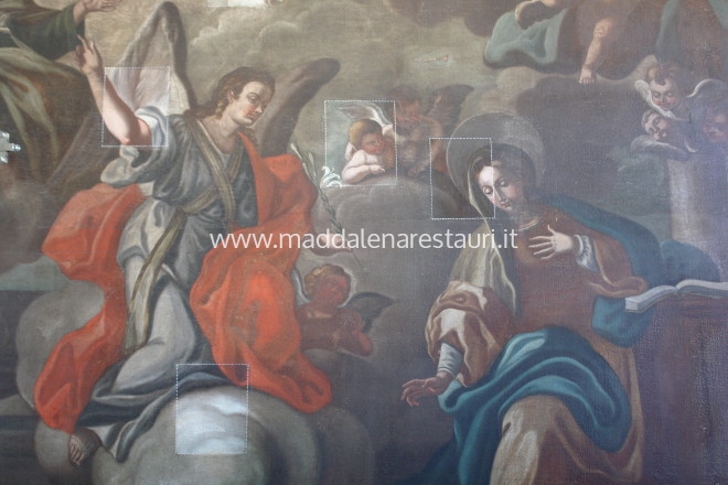 Restauro conservativo del dipinto olio su tela