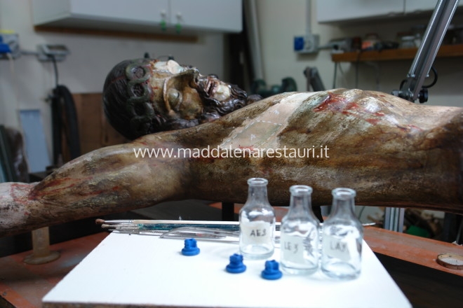 Restauro conservativo dell'opera lignea policroma