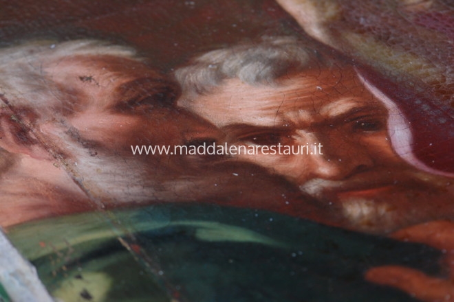 Restauro conservativo del dipinto olio su tela