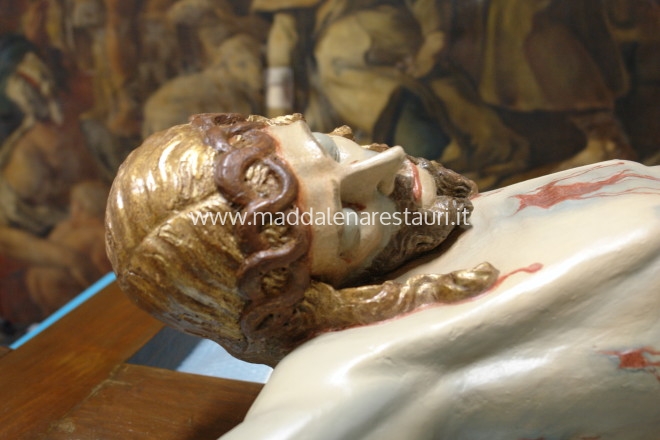 Restauro conservativo dell'opera lignea policroma