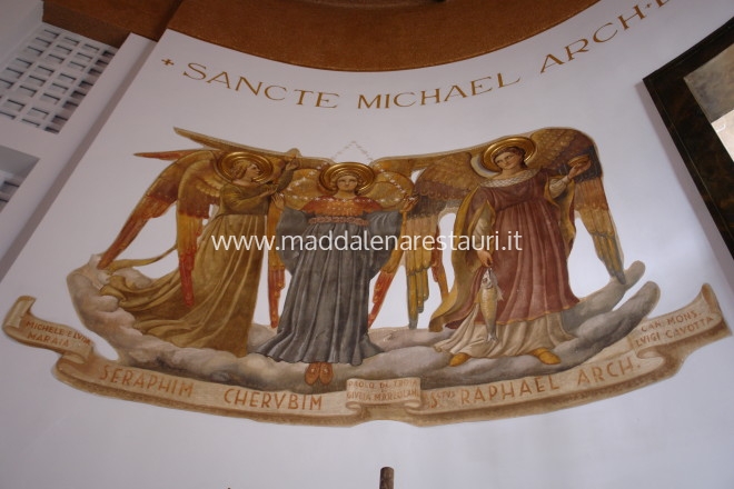 Restauro conservativo del dipinto murale