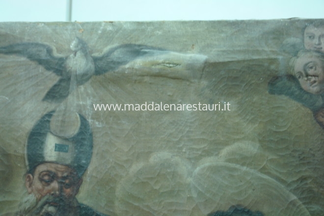 Restauro conservativo del dipinto olio su tela