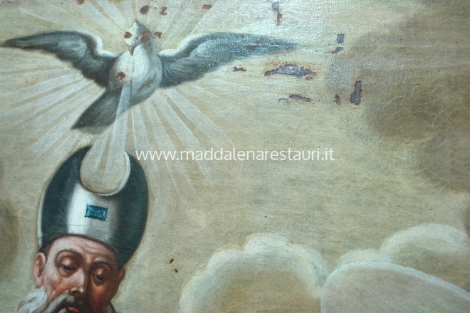 Restauro conservativo del dipinto olio su tela