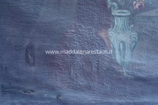 Restauro conservativo del dipinto olio su tela