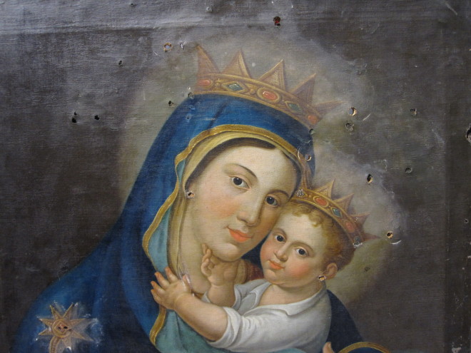 Restauro conservativo del dipinto olio su tela